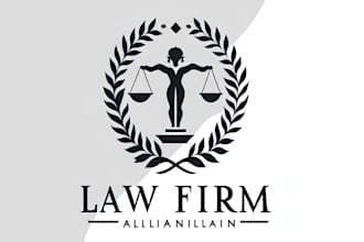 design a professional law firm, attorney or legal services logo