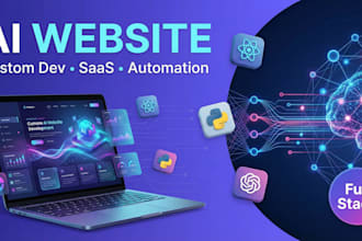 develop your custom ai website or web application