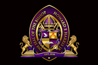 create a unique church seal, bishop seal