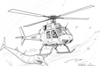 sketch a character or a creature