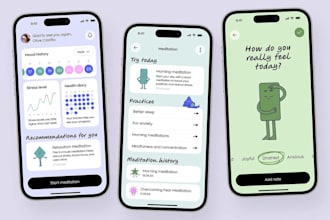 create symptom tracker app, doctor recommendation app, illness monitoring app