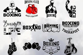 design boxing, gloves, boxer, club, life clipart logo
