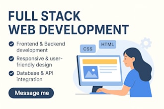 create full stack frontend and backend website