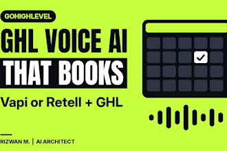 set up gohighlevel ai voice agent with vapi livekit retell for booking and CRM