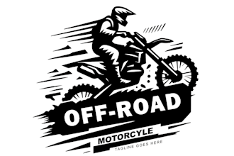 create awesome and gorgeous dirt bike logo