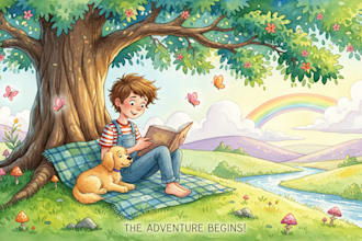 hand drawn watercolor children book illustration children book illustration