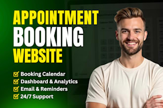 build a custom appointment booking system website
