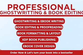 ghostwrite romance, christian, fiction, erotic books with editing, formatting