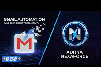 set up gmail and email automation workflows specifically for e state