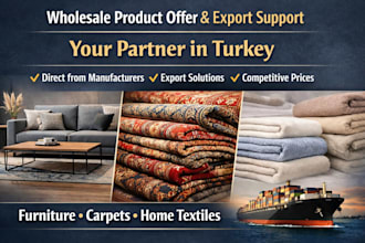 be your trusted business partner for turkish furniture,carpet ,home textiles