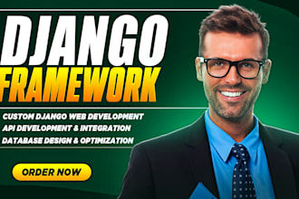 do python fast api, django and flask ai website development