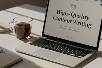 write high quality content for blogs, articles, and websites