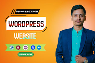 design, redesign wordpress website or wordpress blog website development