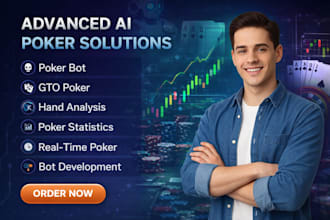 develop advanced ai poker bots, gto models and real time poker tools