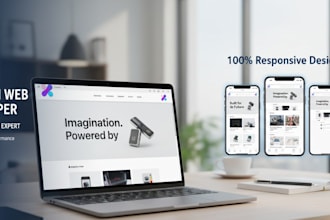 build a professional responsive react js website from figma