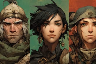 design a character or an illustration