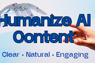 edit and humanize ai generated blog posts