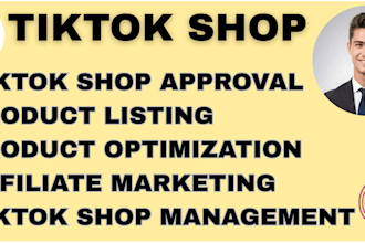 build tiktok shop drop shipping and affilate sales