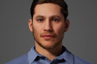 create realistic metahuman character and 3d avatar