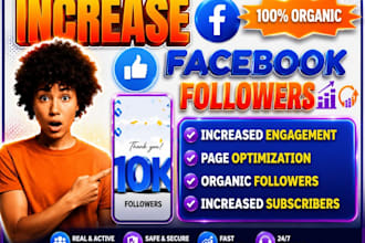 promote your facebook tiktok  for page followers for account growth
