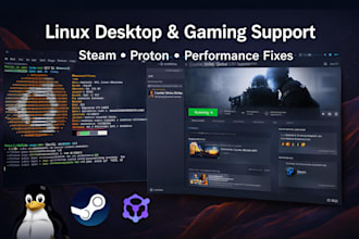 troubleshoot linux and steam deck gaming issues