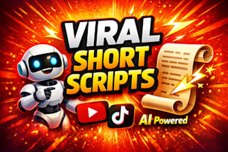write viral ai short scripts for youtube shorts and tiktok