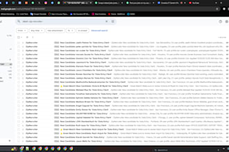 scrape job posts, company, and their emails, phone numbers