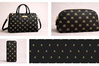 design luxury seamless pattern for branding, packaging, fashion