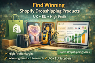 find winning eu uk winning shopify dropshipping products with high profit