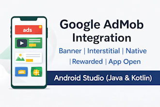 setup google admob ads in android studio app
