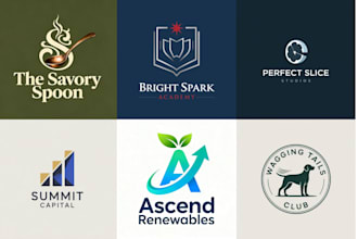 design a modern and professional brand logo
