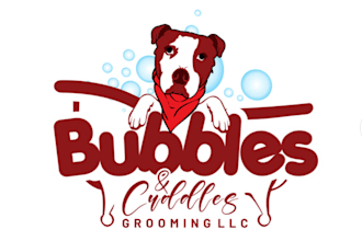 design unique pet, dog, cat or animal and veterinary clinic logo