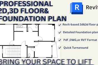 create professional 2dfloor and foundation plans using revit