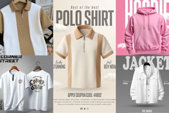 design professional t shirt mockup PSD in photoshop for print on demand