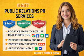 promote your brand using trusted public relations, press distribution, SEO, ORM
