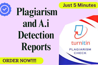 do plagiarism check and similarity report with ai content detection