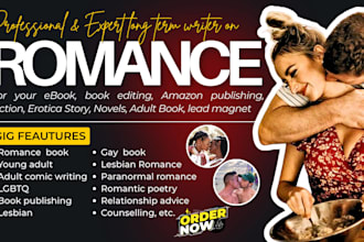 ghostwrite romance novel ready for amazon kdp, erotic ebook cover