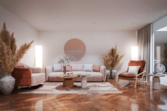 professionally create stunning interior 3d rendering