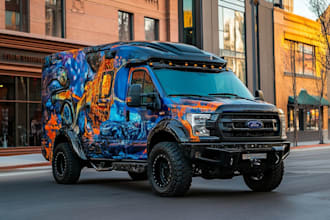 design car wrap and vector wrap, any vehicle wrap