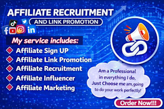 find and recruitment top affiliates marketers to boost your sales