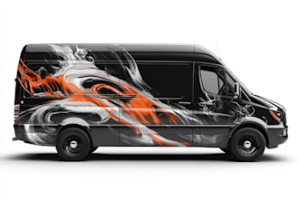 do professional vehicle branding, caravan, car door magnet