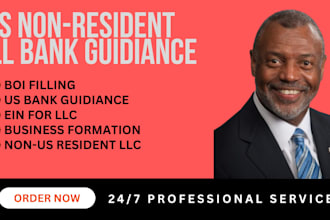 help you open US llc from abroad with ein boi and US bank account guide