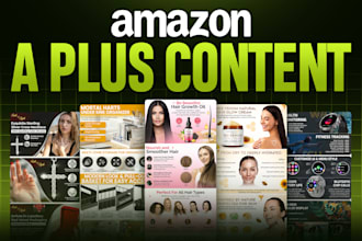 design high converting amazon a plus content or amazon ebc design