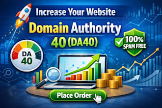 increase domain authority da 40 plus