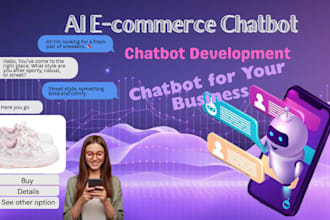 develop ai ecommerce chatbot for shopify whatsapp and website to boost sales