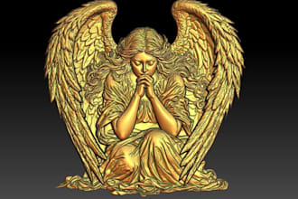 do bas relief,3d cupid relief, monument relief,flat historical model for print