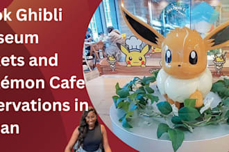 book ghibli museum tickets and pokémon cafe reservations in japan