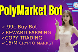 build a custom polymarket bot using clob API with alerts, execution