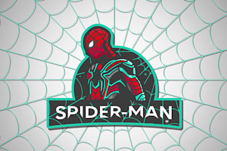 design premium esport outstanding spider logo with t shirt design