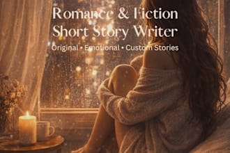 write romance and fiction stories that captivate readers